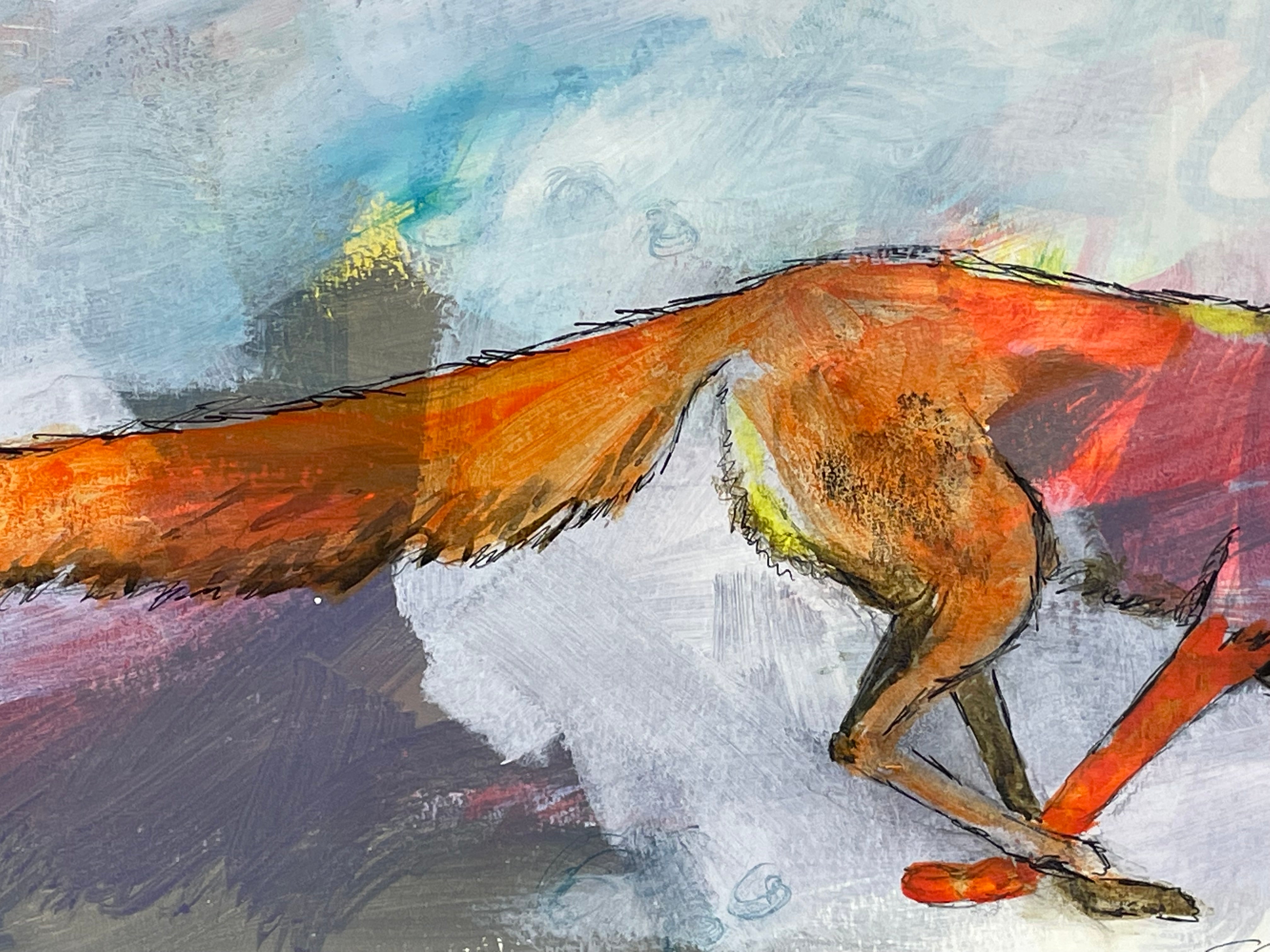 Fleeing Fox